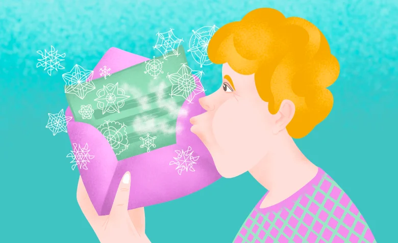 Как сделать снежный гиф-фон в новогодней рассылке