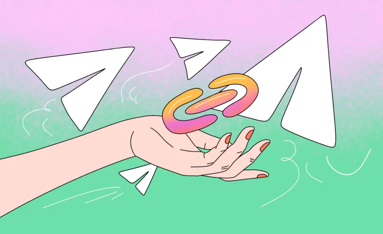 Как вставить ссылку в Телеграм