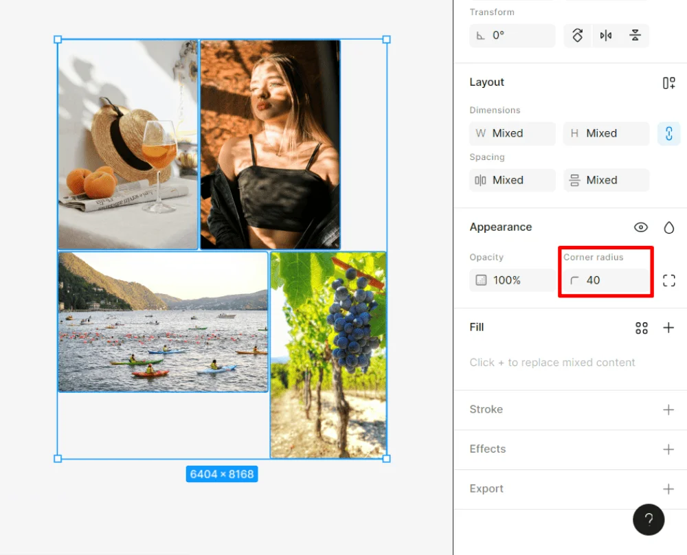 Коллаж в Фигме