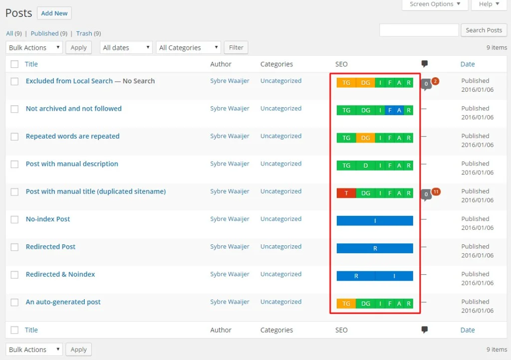 Настройка The SEO Framework