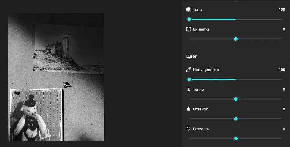 Как обработать фотографию фильтром в ч/б на ноутбуке