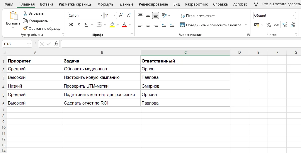 Как сортировать таблицу по собственным параметрам
