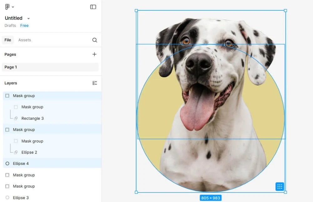Как выглядят маски на панели слоев