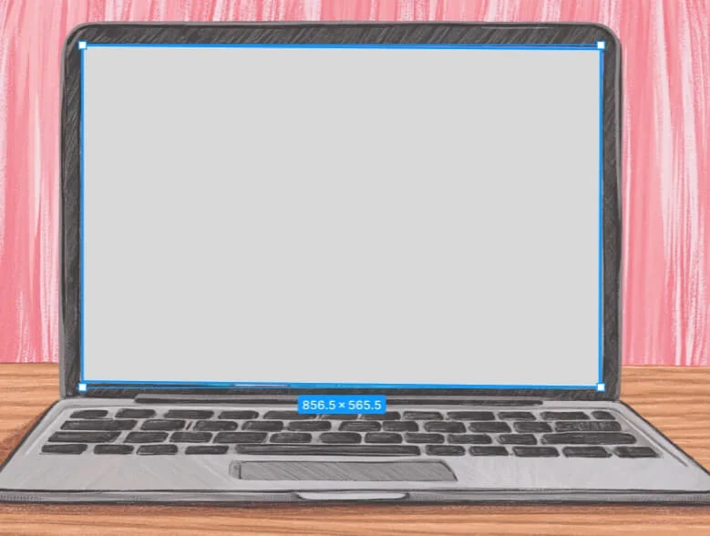 Векторная прямоугольная фигура в Figma