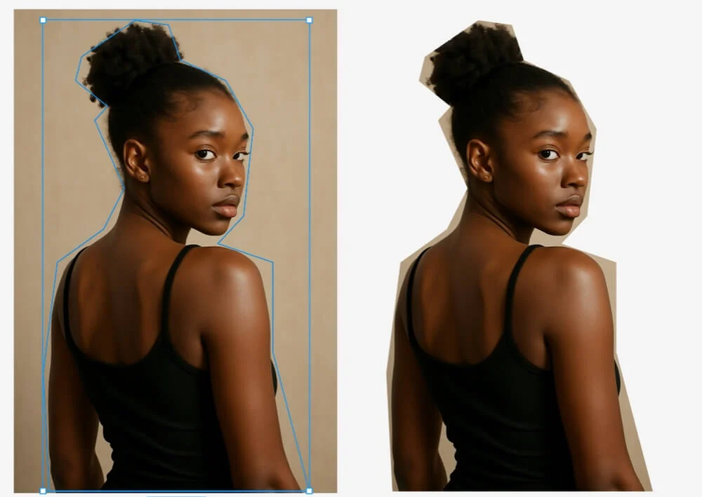 Как вырезать сложный объект