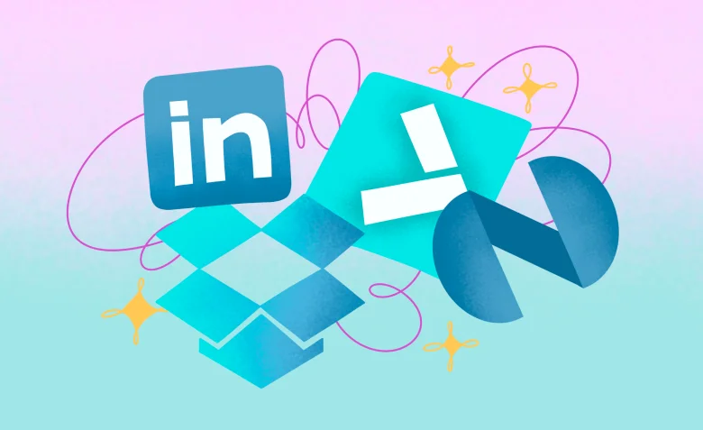 логотип синего цвета