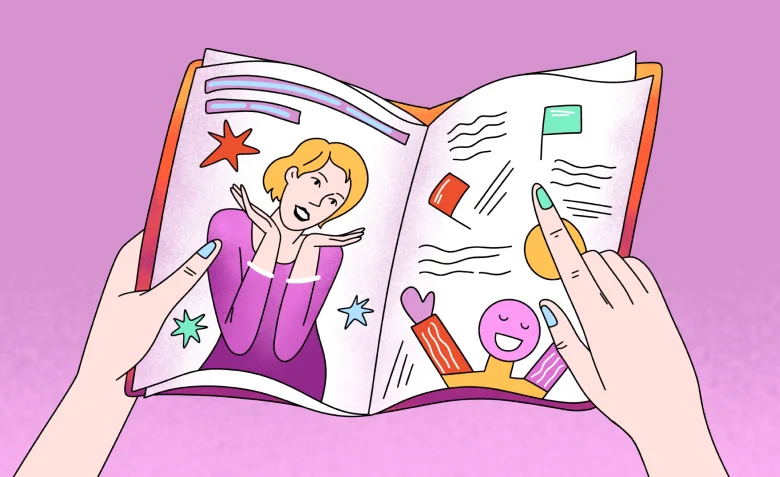 Журнальная вёрстка 90-х: как использовать в соцсетях сейчас