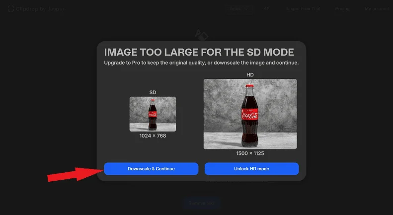 Сжатие файла перед удалением текста в ClipDrop