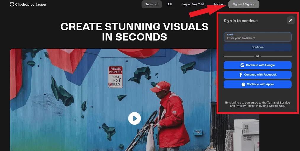 Как начать работу в сервисе ClipDrop