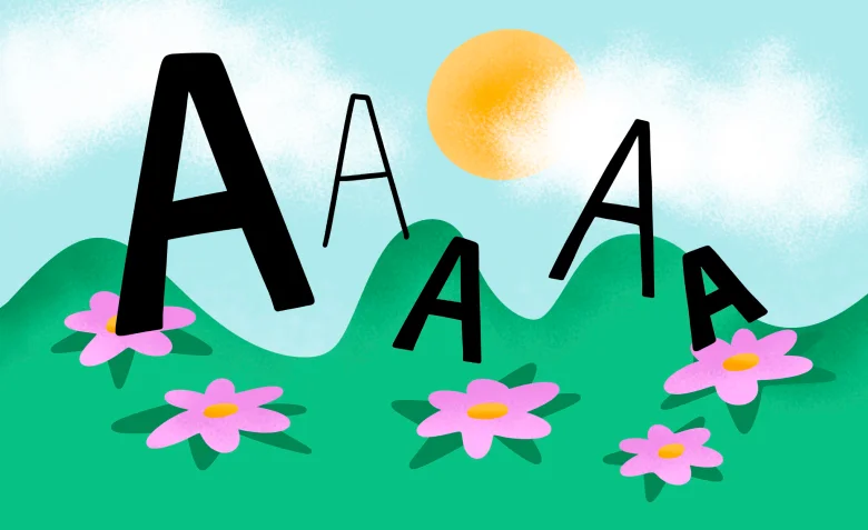 Размер шрифта в дизайне: как выбрать