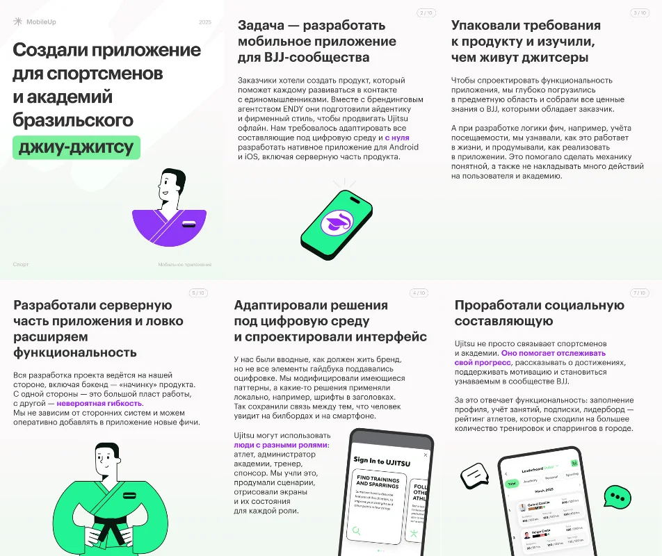 Карусель с кейсом для соцсетей