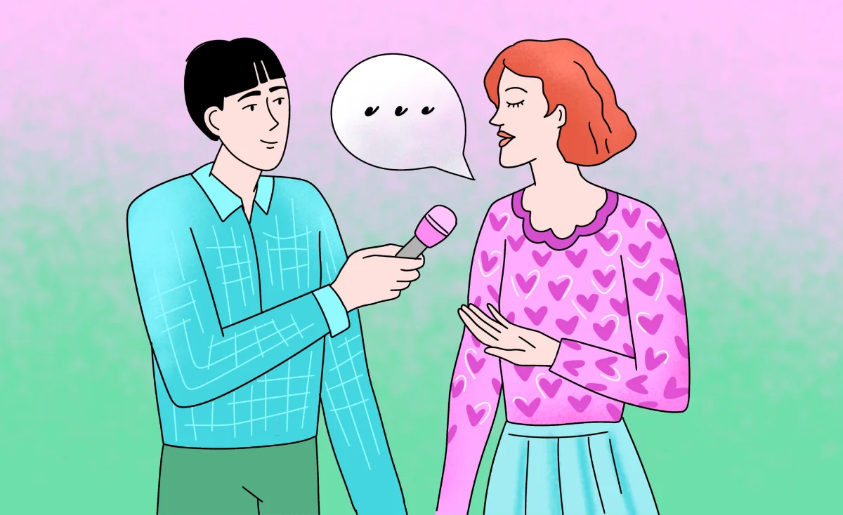 как брать интервью