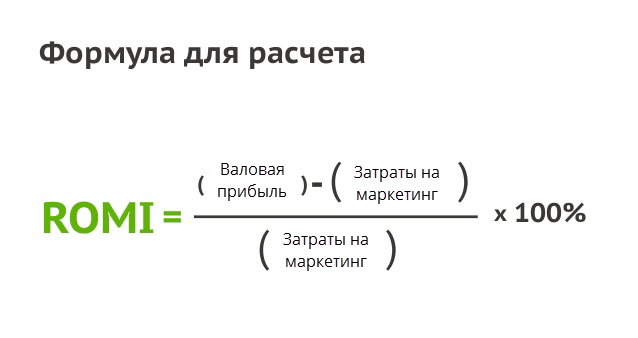 Что такое ROI и ROMI. Как их считать и зачем они интернет-маркетологам 1