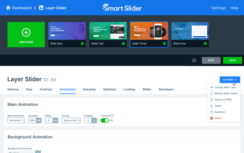 Плагин для WordPress Smart Slider