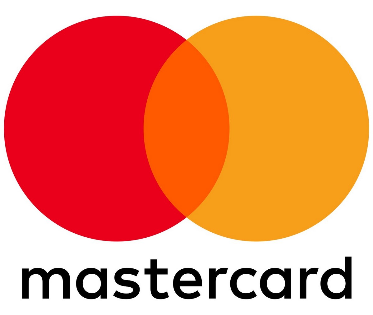 А Mastercard в логотипе использует сочетание двух ярких цветов — оранжевого и красного. Фирменные цвета отличают Mastercard от других крупных платёжных систем, использующих в качестве корпоративного синий цвет: Visa, PayPal, American Express, Webmoney