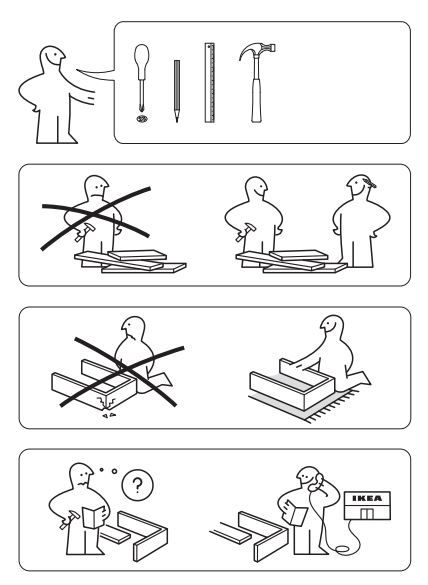 Пример инструкции от IKEA