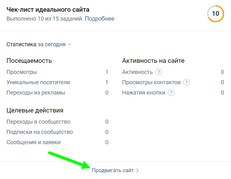 Продвижение сайта