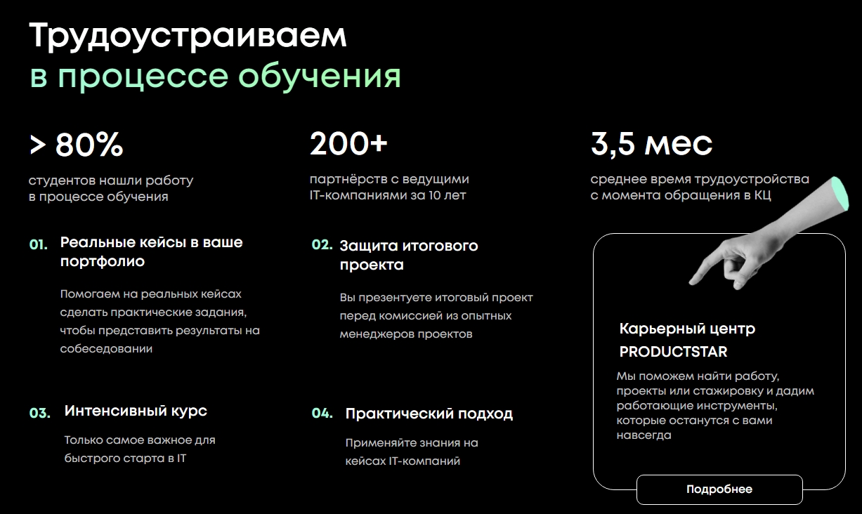 Обучение Productstar
