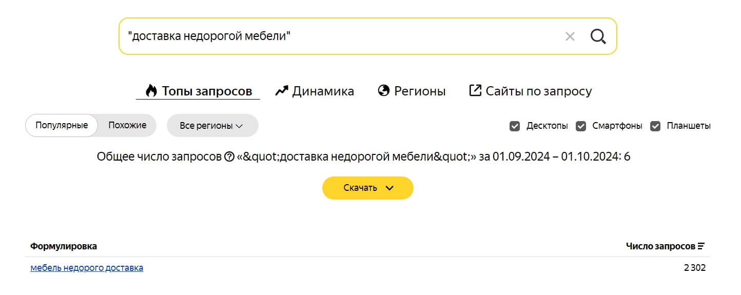 С использованием кавычек