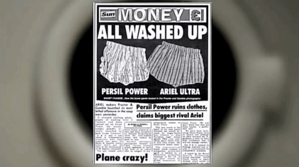Публикация в СМИ о вреде Persil Power