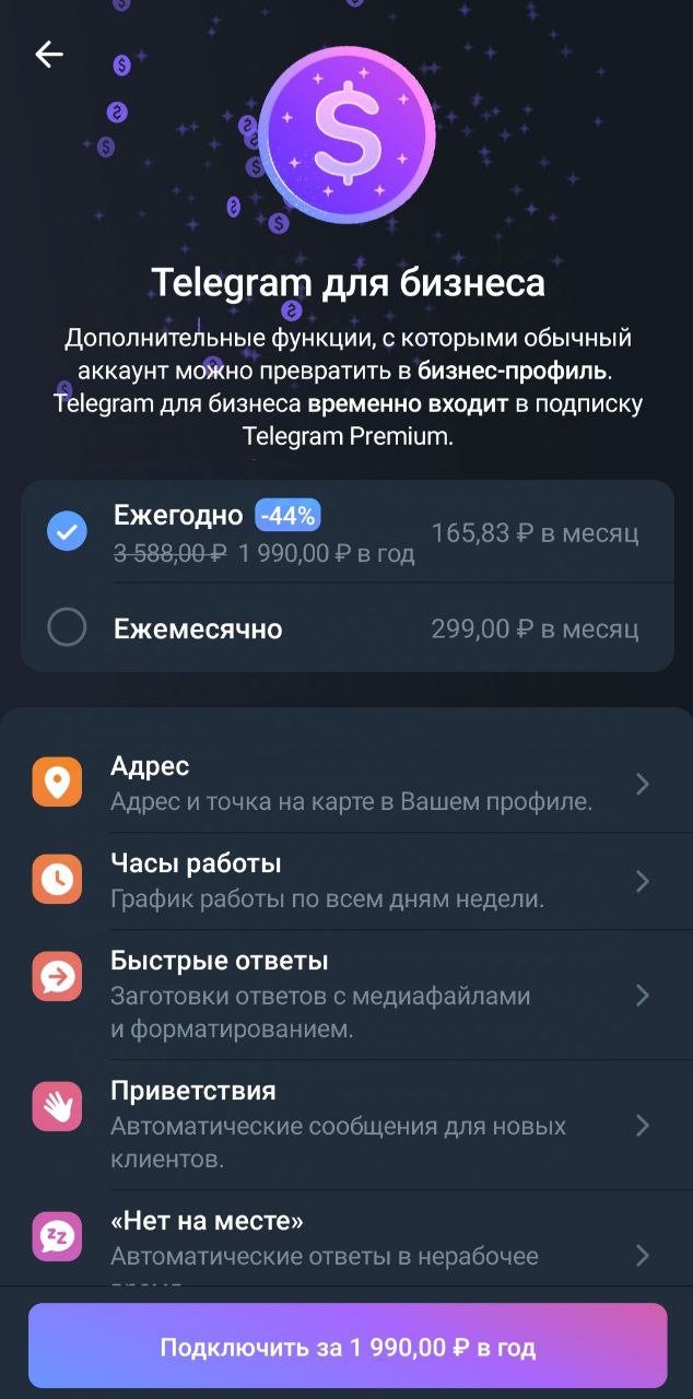 Телеграм для бизнеса