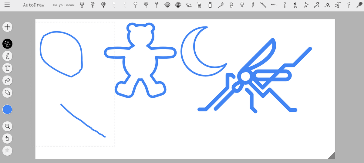 Создание рисунков в Autodraw