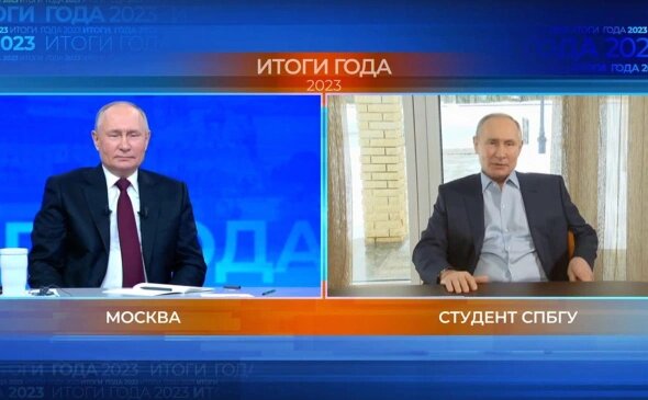 Владимир Путин и его дипфейк