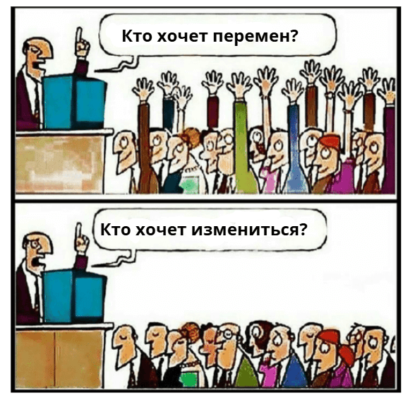 Ограниченное восприятие — противник перемен
