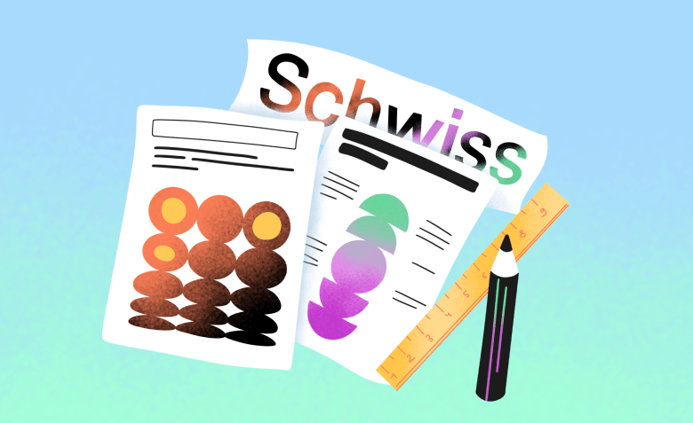 примеры швейцарского стиля для дизайна