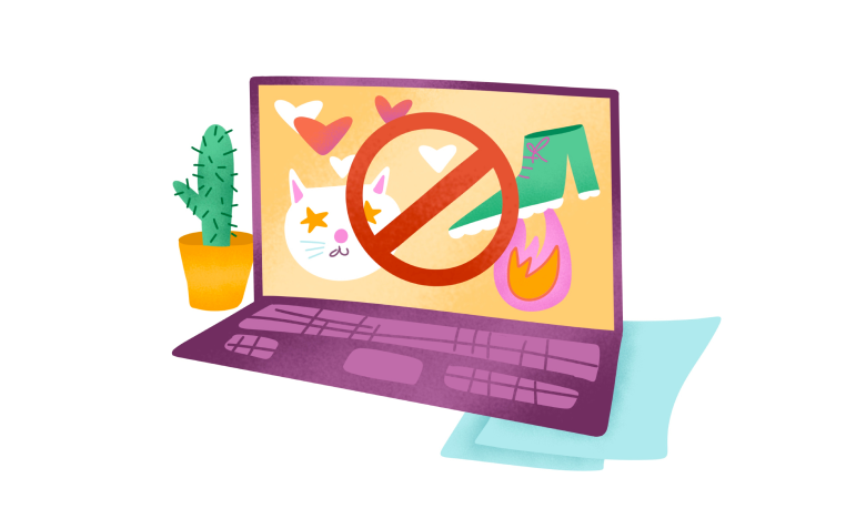 как заблочить ресурсы, которые отвлекают от работы