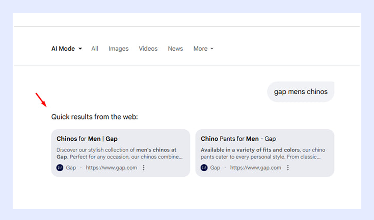 быстрые результаты из сети