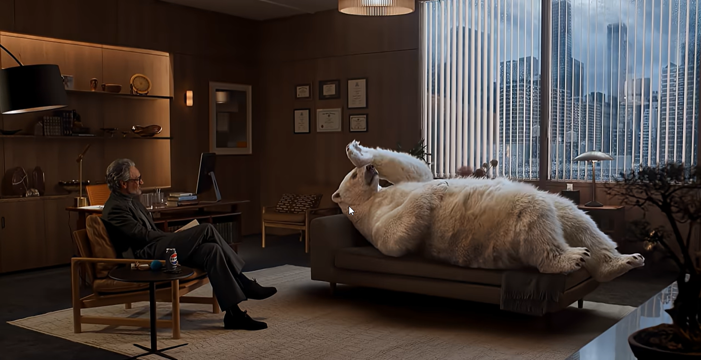 юмор в рекламе. кола против пепси