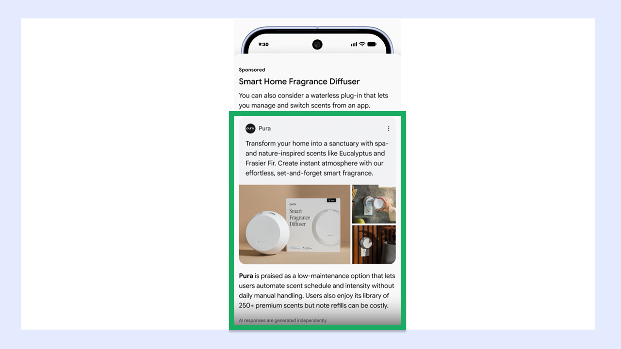 Conversational Discovery ads формат. объявления в диалоге 