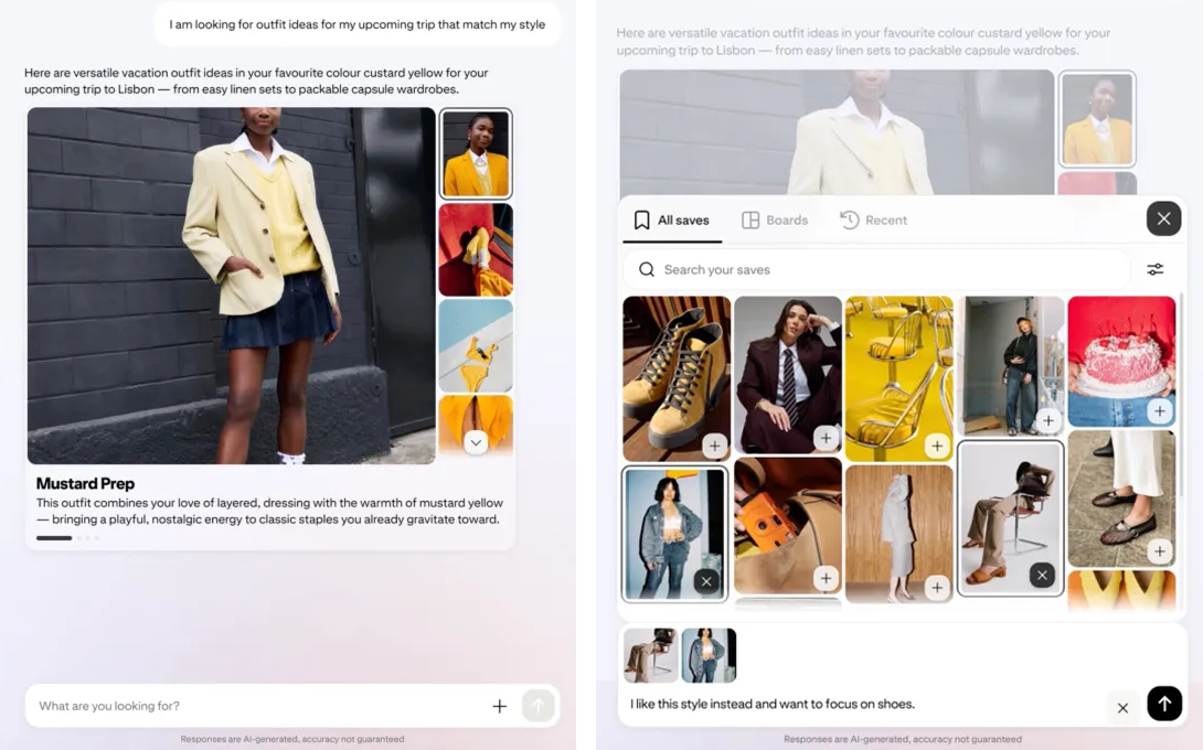 Ask Pinterest возможности приложения