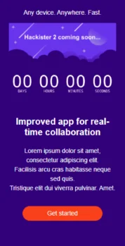 Шаблон email: Обновите приложение - мобильная версия