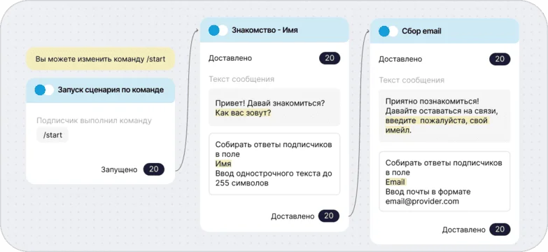 Работа с базой