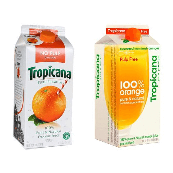 редизайн Tropicana