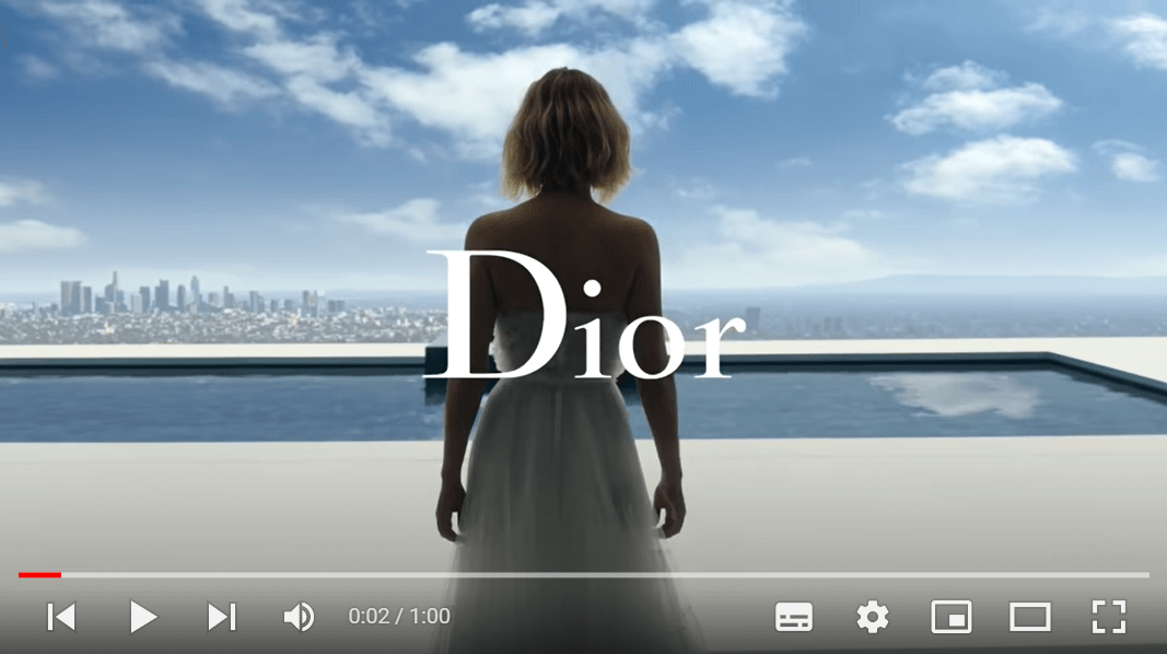 Видеореклама духов JOY от Dior