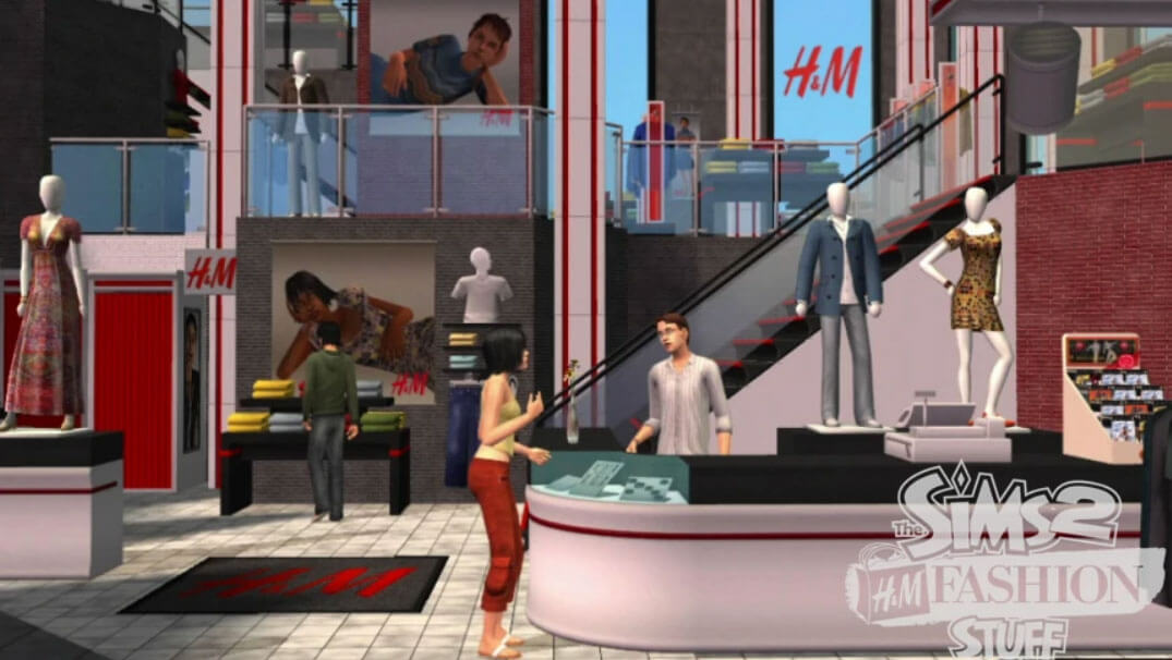 Скриншот из игры Sims