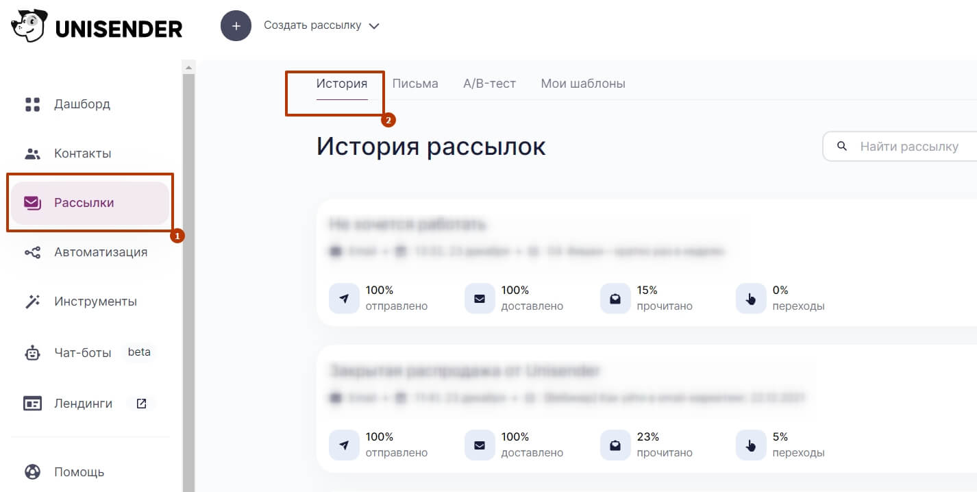 Бот юнисендер. Юнисендер статистика.