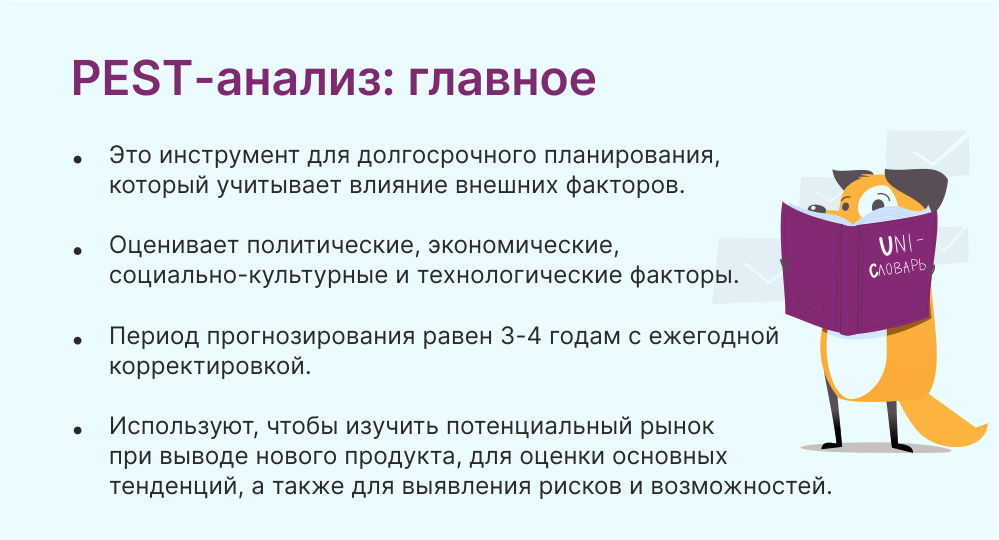 Прочие модификации ПЕСТ-анализа.