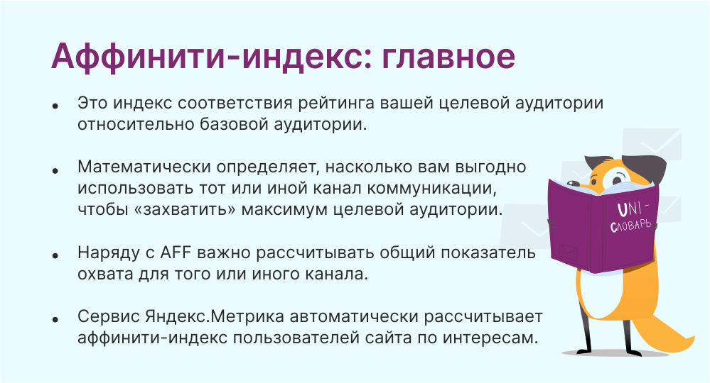 Аффинити-индекс это