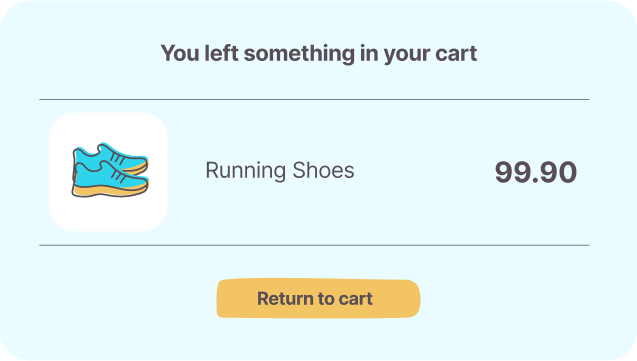 Remind to make a purchase