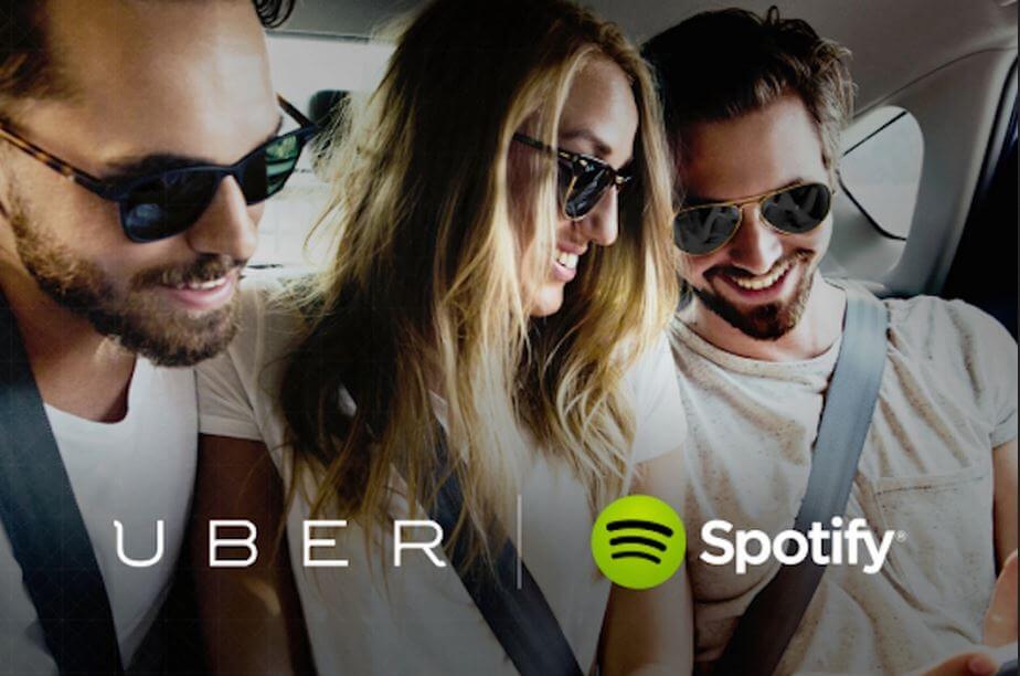 Кобрендинг Spotify и Uber