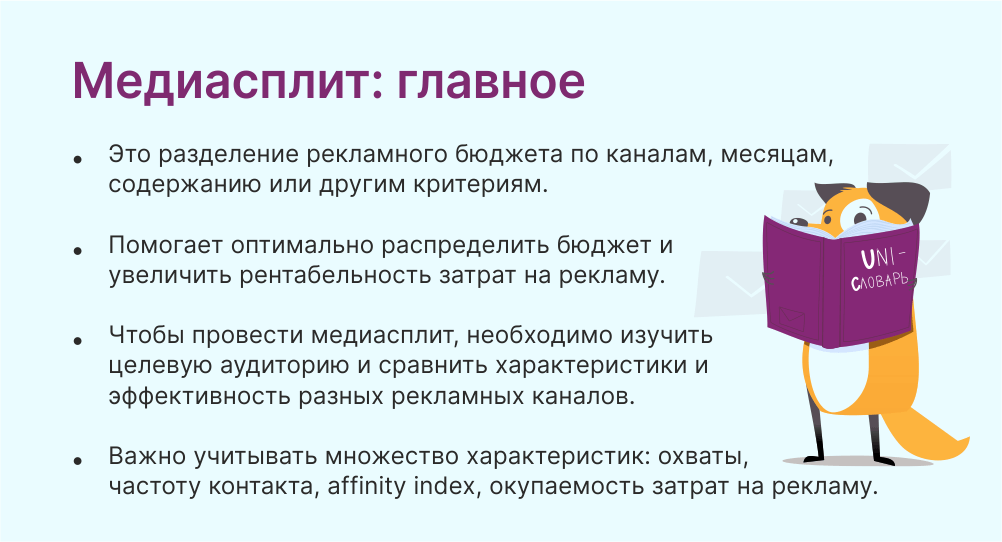 Медиасплит это 