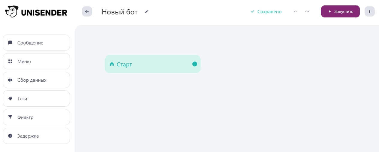 Как создать чат-карту для чат-бота в Unisender