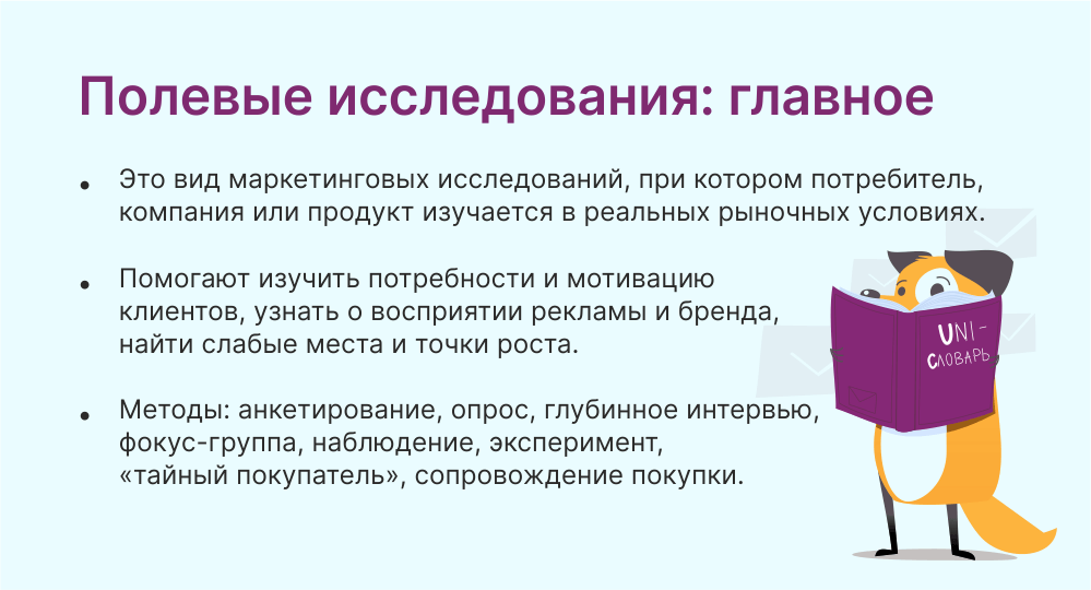 полевые исследования это