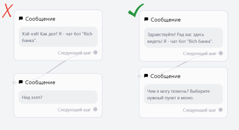 Как написать хорошее приветственное сообщение от бота: правила и ...