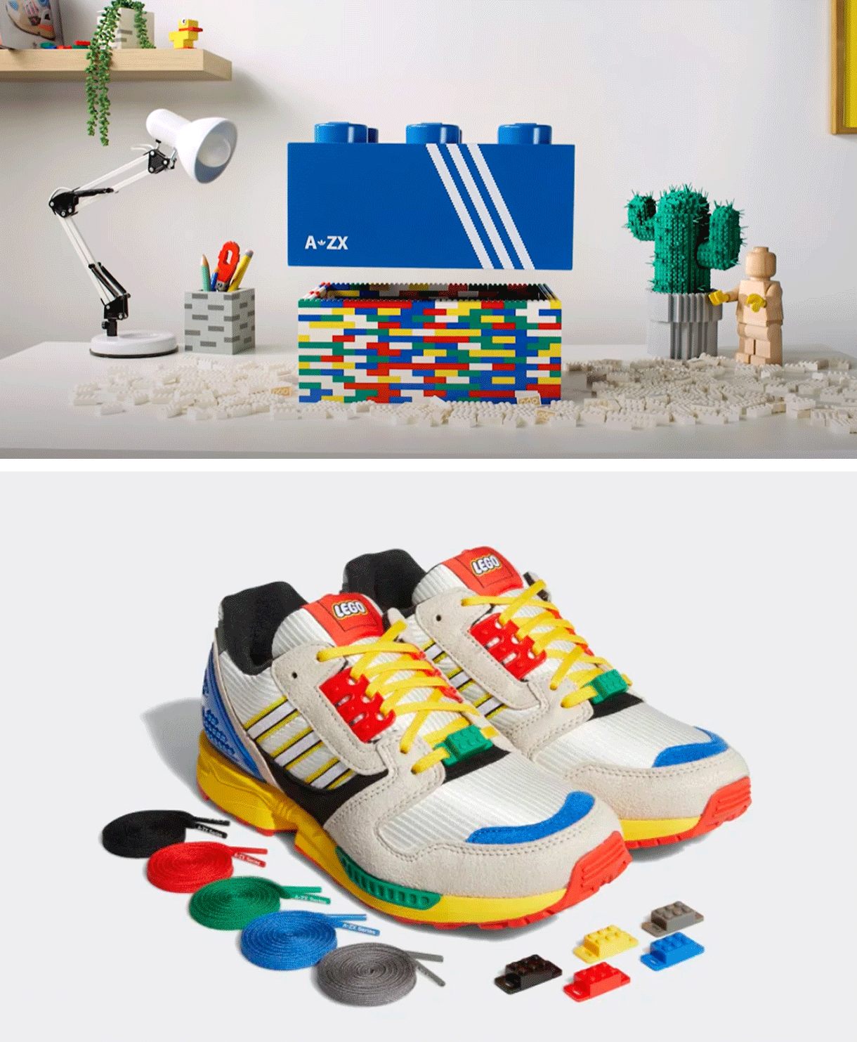 Коллаборация Lego и Adidas