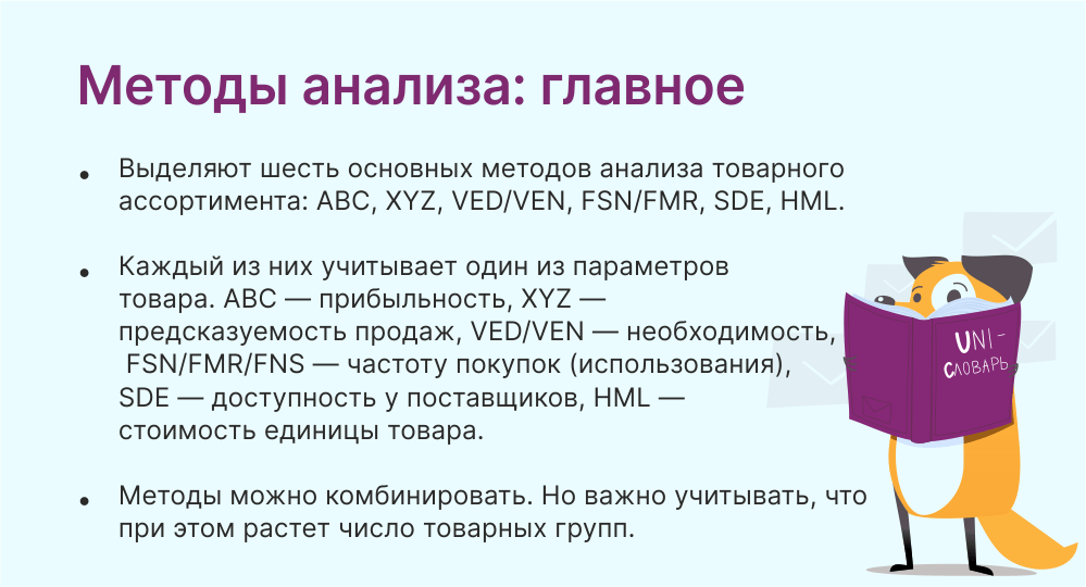 методы анализа это